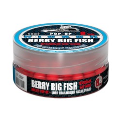 Бойлы насадочный плавающий Sonik Baits Berry Big Fish Micron 8ММ Fluo Pop-Ups 50МЛ (клюква+креветка)