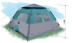 Тент-палатка летняя TauMANN Camping House