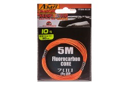 Поводковый материал Asari Fluorocarbon Core Assist Line 90lbs 5м