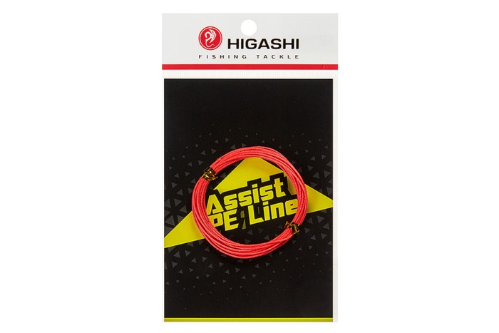 Поводковый материал Higashi Braid PE Line Red 100lbs 3м
