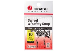 Карабин с вертлюгом Higashi Swivel w/Safety Snap