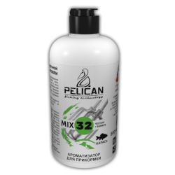Ароматизатор для прикормки Pelican Mix32 (карась чеснок-ваниль) 0.5л