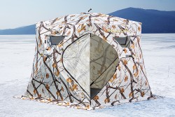 Палатка для зимней рыбалки Higashi Winter Camo Pyramid