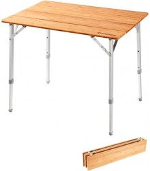 Складной стол с бамбуковой столешницей King Camp 4 Folding Bamboo Table 2018